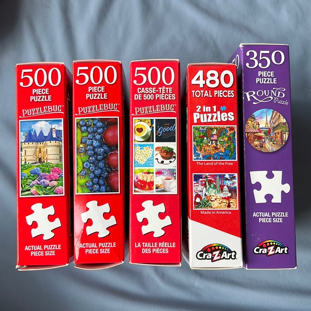 5 new puzzles!